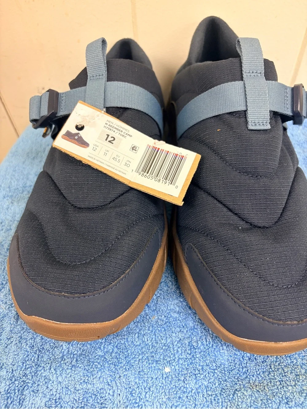 Teva Men's Slip-On Loafer in Navy and Brown